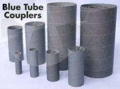 6" Blue Tube Coupler